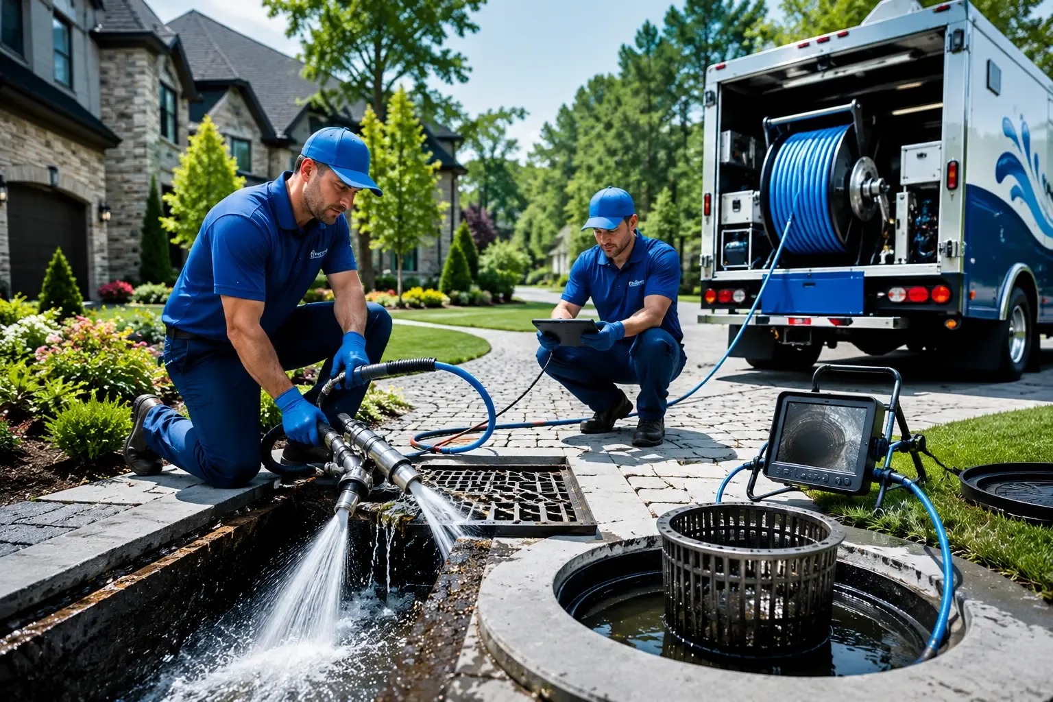 Local outdoor drain cleaning professionals in West Simsbury, CT