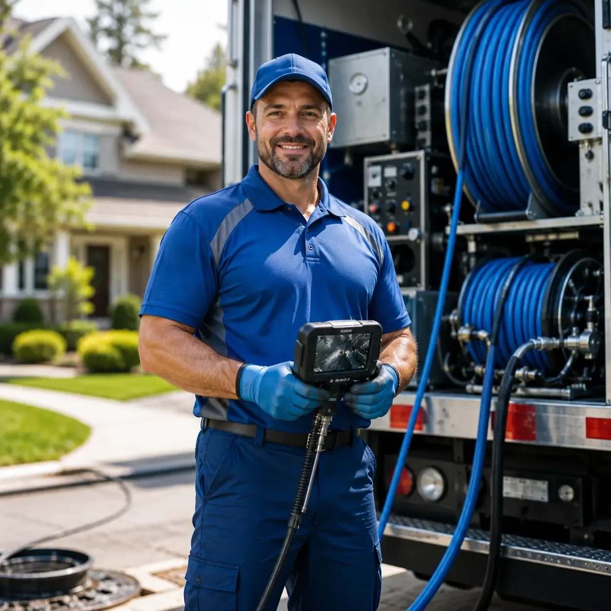 Local outdoor drain cleaning specialists in West Simsbury, CT